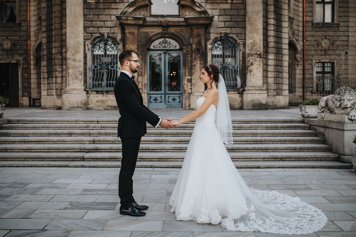 Plener ślubny na zamku w Mosznej