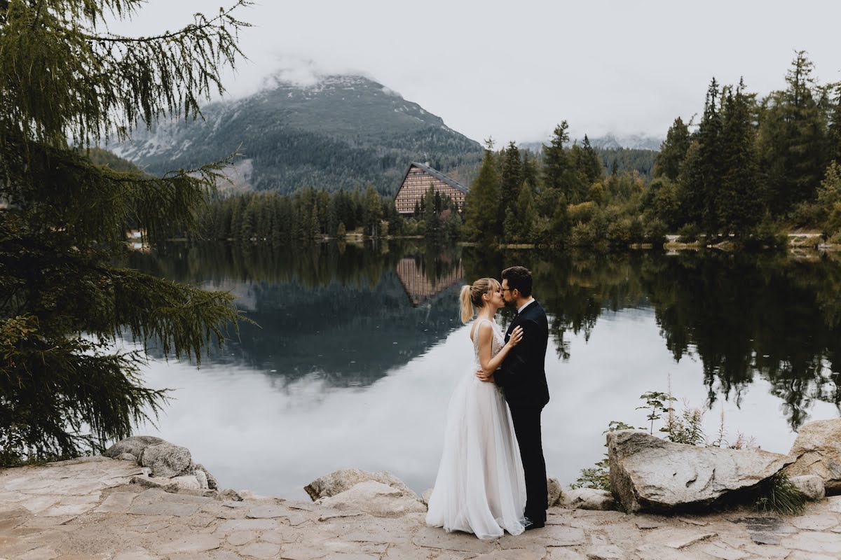 Plener ślubny na Słowacji - Szczyrbskie Jezioro