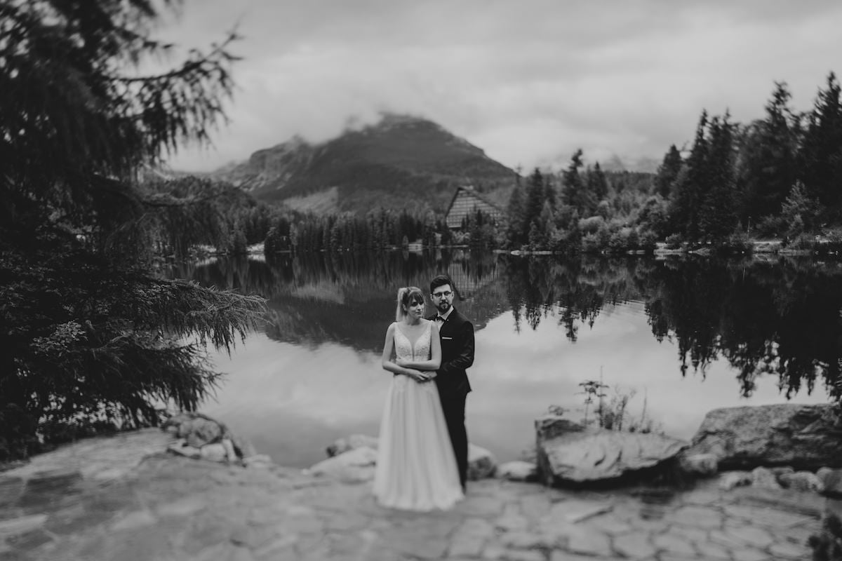 Plener ślubny na Słowacji - Szczyrbskie Jezioro